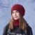 Winter hat two woman occidental style knitting woolen Outdoor velvet warm hedging