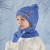 child hat gloves set Winter man girl Outdoor velvet warm hedging knitting woolen