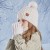 child hat gloves set Winter man girl Outdoor velvet warm hedging knitting woolen