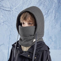 child hat Winter man girl warm velvet hedging