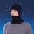 Winter hat gloves set velvet warm woolen occidental style man knitting hedging