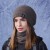 Winter occidental style hat two lady Outdoor velvet warm hedging knitting woolen