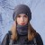 Winter occidental style hat two lady Outdoor velvet warm hedging knitting woolen