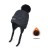 Winter velvet knitting woolen velvet warm hat woman thick big head hedging