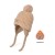 Winter velvet knitting woolen velvet warm hat woman thick big head hedging