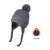 Winter velvet knitting woolen velvet warm hat woman thick big head hedging