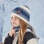 (   Khaki)child hat Winter man woman Outdoor warm hedging wind knitting woolen set