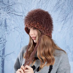autumn Winter velvet hedging samll fashion woolen warm knitting hat woman