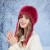 autumn Winter velvet hedging samll fashion woolen warm knitting hat woman
