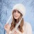 autumn Winter velvet hedging samll fashion woolen warm knitting hat woman