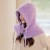  woman autumn Winter warm hat knitting leisure all-Purpose loose and comfortable woolen