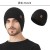  knitting man big head pure color hedging wool Double layer thick warm woolen