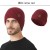  knitting man big head pure color hedging wool Double layer thick warm woolen