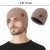 knitting man Outdoor autumn Winter thick woolen big head high elasticity pure color velvet bag head