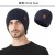 knitting man Outdoor autumn Winter thick woolen big head high elasticity pure color velvet bag head
