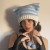 new  occidental style knitting  fox Stripe woolen woman