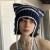 new  occidental style knitting  fox Stripe woolen woman