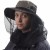 summer Outdoor nets yarn hat sunscreen Bucket hat more Shade big