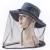 summer Outdoor nets yarn hat sunscreen Bucket hat more Shade big