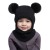 Autumn and Winter hedging hat child Double one-piece pure color lovely woolen knitting man woman
