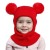 Autumn and Winter hedging hat child Double one-piece pure color lovely woolen knitting man woman