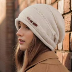 autumn Winter knitting bag head fashion loose and comfortable big head velvet ..