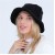  lady twisted Autumn and Winter woolen student knitting fashion warm Bucket hat
