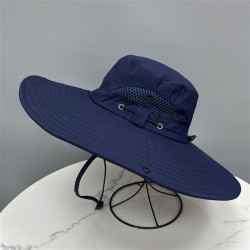 summer man hat Outdoor big Bucket hat sun hat sunscreen sun hat