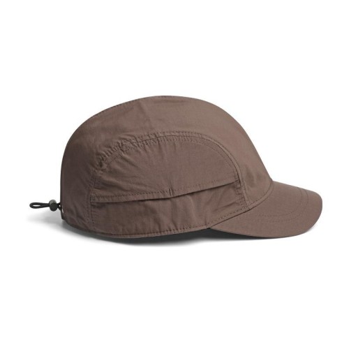 (M56-58cm)( Brown) short man woman baseball cap summer pure color fashion draughty day Waterproof