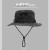  cotton foldable Outdoor man belt belt wind rope Bucket hat