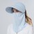 cm occidental style man big Bucket hat pure color leisure cotton travel Outdoor