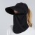 cm occidental style man big Bucket hat pure color leisure cotton travel Outdoor