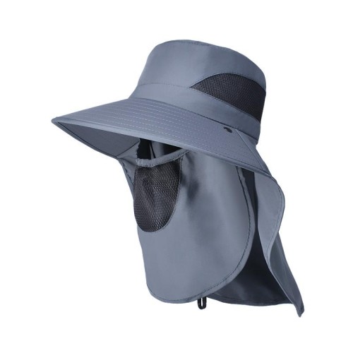 spring summer Shade sunscreen big shawl Bucket hat man Outdoor hat