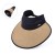 summer sunscreen Shade Korean style all-Purpose Pearl hat woman black big eadband style sun hat