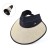 summer sunscreen Shade Korean style all-Purpose Pearl hat woman black big eadband style sun hat