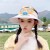 summer black big Shade sunscreen hat woman Outdoor fashion all-Purpose Korean style foldable sun hat