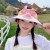 ( black)summer black big Shade sunscreen hat woman Outdoor fashion all-Purpose Korean style foldable sun hat