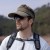 spring summer man Outdoor hat Shade sunscreen big shawl Bucket hat