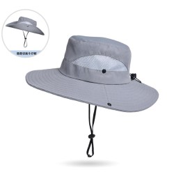 spring summer big sunscreen sun hat Outdoor Bucket hat draughty all-Purpose su..