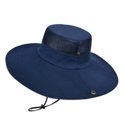 summer Outdoor hat man big Shade sunscreen draughty all-Purpose Bucket hat