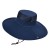 ( Navy blue)summer Outdoor hat man big Shade sunscreen draughty all-Purpose Bucket hat