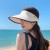 (  yellow )UPF+ Seamless Shade sunscreen Outdoor ultraviolet-proof hat woman all-Purpose sun hat