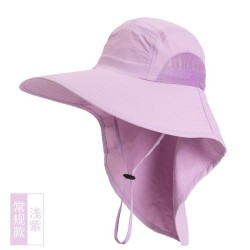 man woman Outdoor sunscreen draughty Shade ultraviolet-proof Bucket hat shawl ..