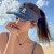 Korean style foldable handmade all-Purpose pure color hat woman summer sunscreen Sandy beach sun hat