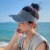 Korean style foldable handmade all-Purpose pure color hat woman summer sunscreen Sandy beach sun hat