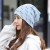 day knitting Autumn and Winter spring autumn thin style pure color bag head woman hat