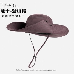 Outdoor Bucket hat woman spring summer ultraviolet-proof sunscreen Cowboy man