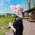 ( Adjustable54-58cm )( pink)summer ultraviolet-proof sun hat woman black all-Purpose sunscreen Bucket hat Outing sun hat