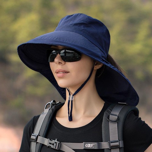 hat man summer Bucket hat sunscreen sun hat shawl spring summer big sun hat