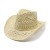 ethnic style hollow Cowboy man hat summer Sandy beach Cowboy